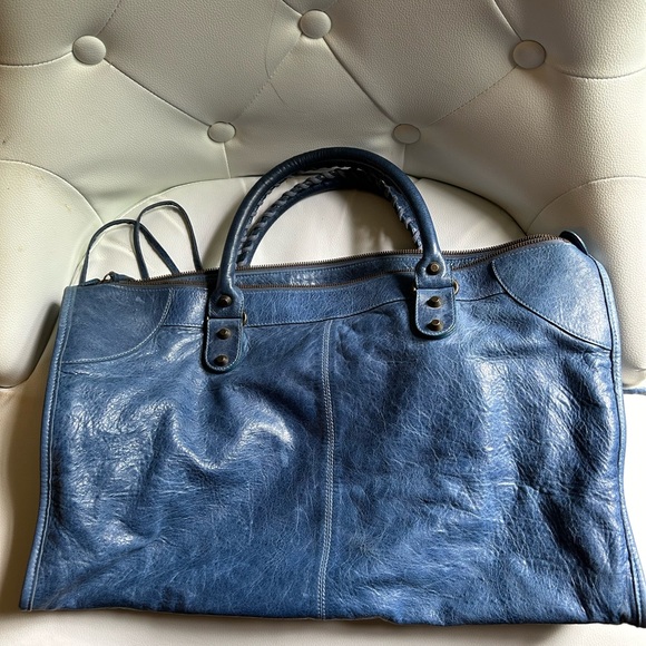 ✨😍✨ Balenciaga Work Bag in Rare Blue - Picture 5 of 9